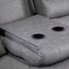 Juego de Living Reclinable Daniels Sof&aacute; 3 Cuerpos + 2 Bergers Roma Gris