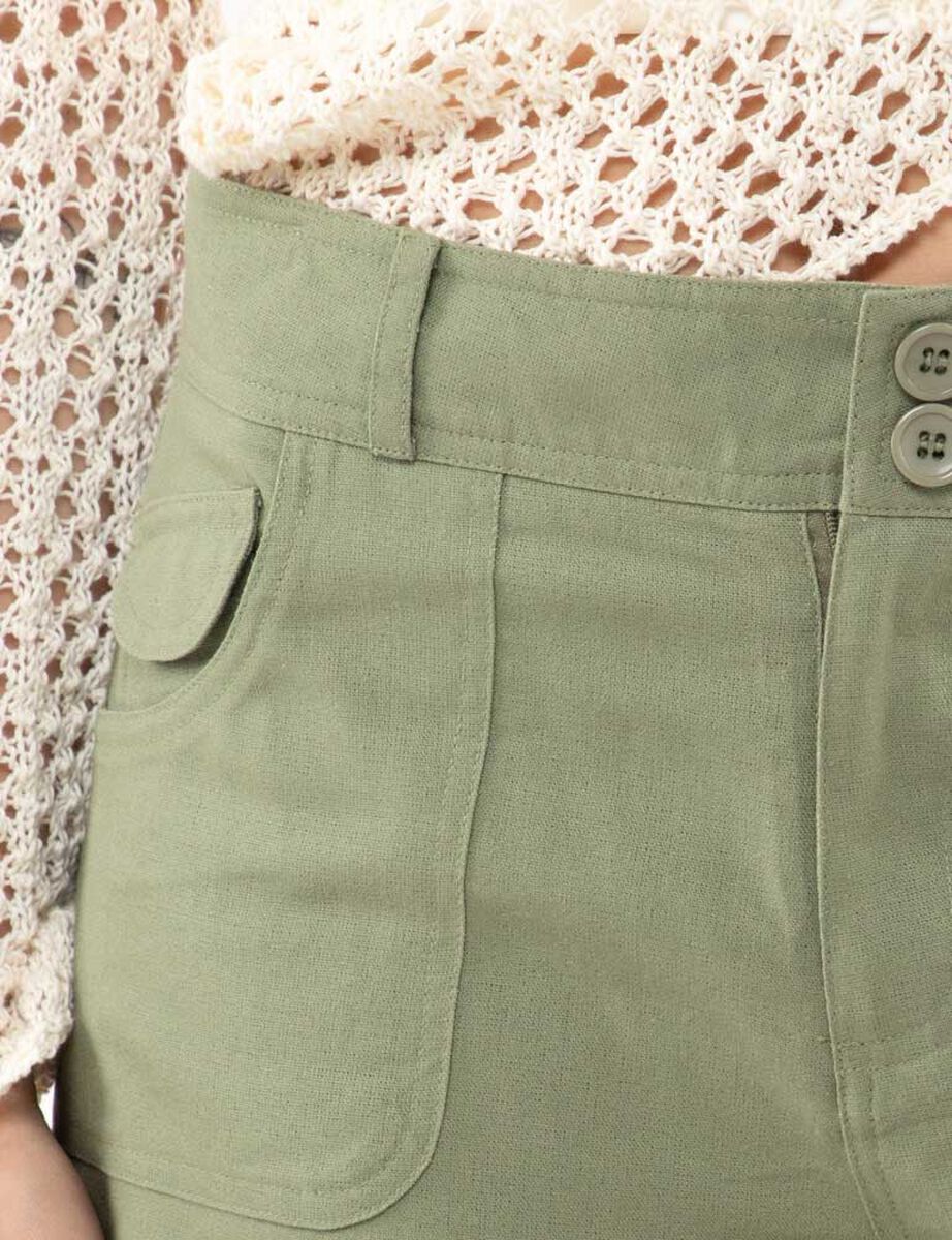 Short Lino Mujer Icono