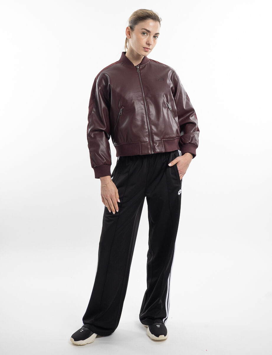 Chaqueta Bomber Ecocuero Mujer Lotto Strada