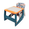 Silla Comer Alta Sit-Up Plus Naranja/Azul Infanti