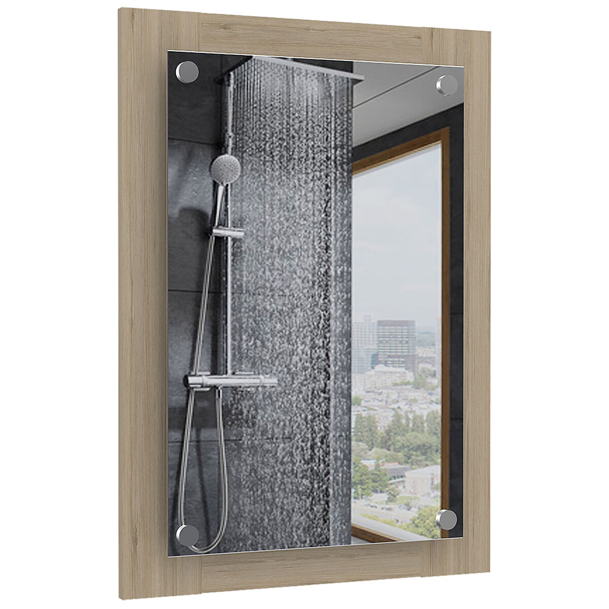 Combo Espejo + Optimizador Lavamanos + Optimizador Baño + Mueble Baño TuHome Bath 300