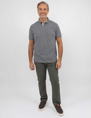 Imagen 2 del producto Polera Piqué Manga Corta Hombre Portman Club Celeste, Charcoal, Coral, Navy, Verde