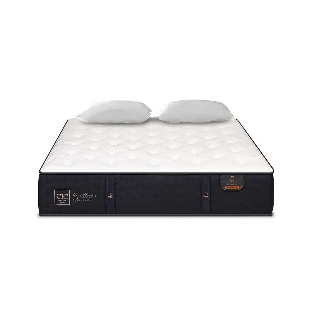 Colchón CIC 2 Plazas Premium + Almohadas