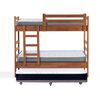Camarote Triple Latam Home 1 Plaza Zen + Colchón Best Gris