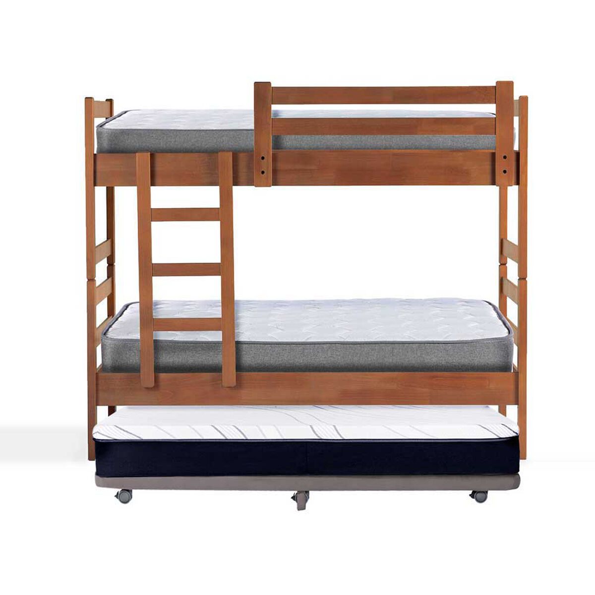 Camarote Triple Latam Home 1 Plaza Zen + Colchón Best Gris