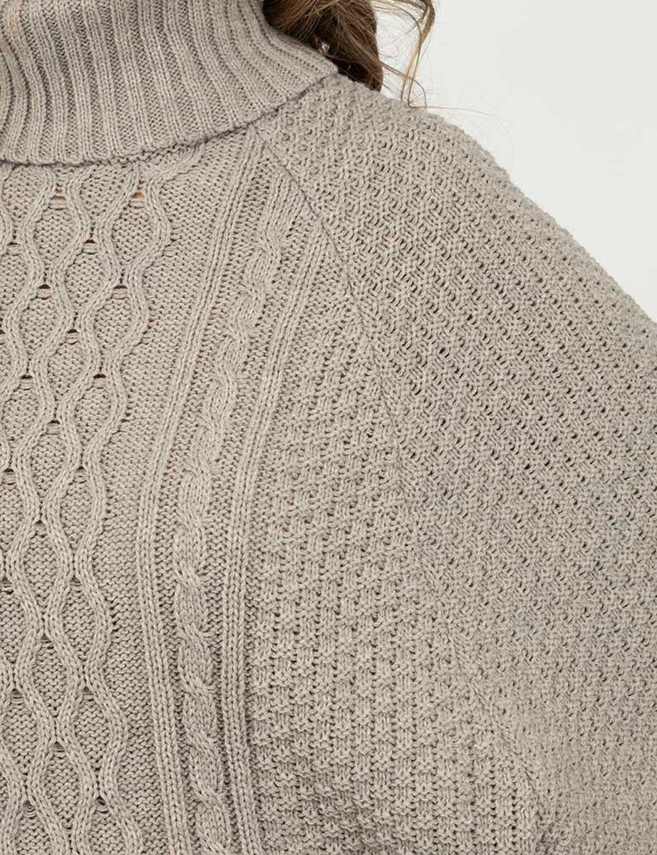 Sweater Poncho Mujer Portman Club