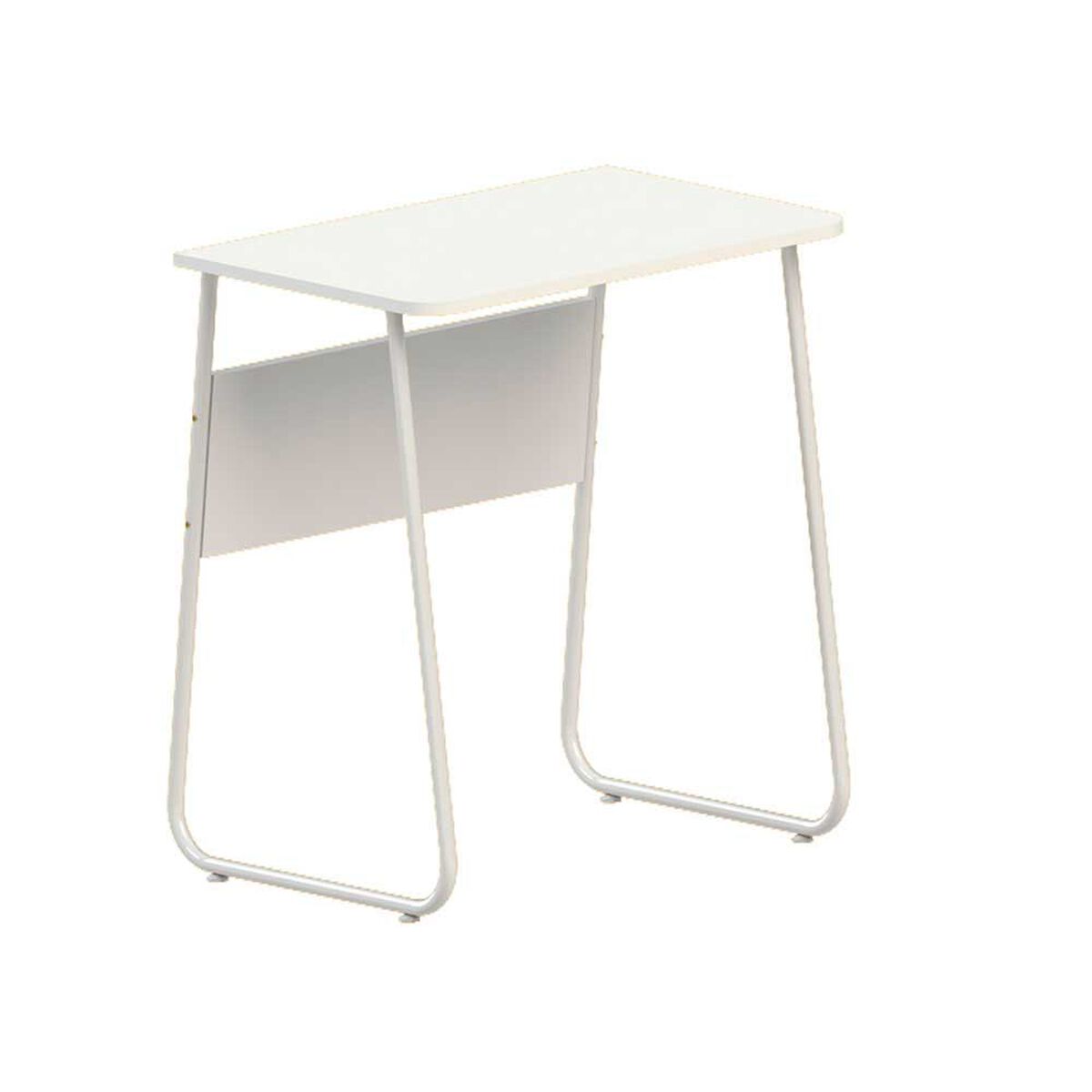 Escritorio Compacto Vekkahome Patas Metalicas Blanco