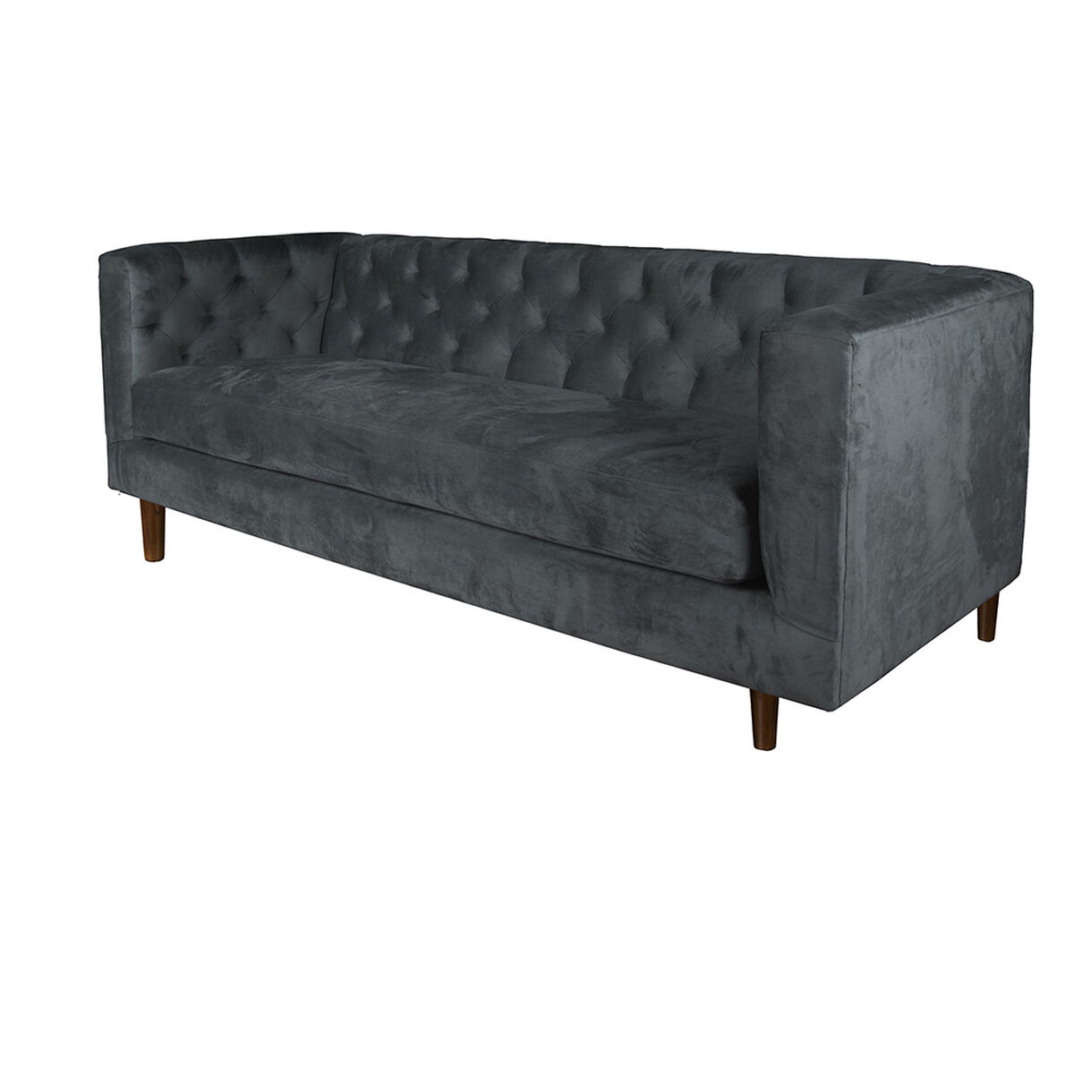 Sofá Tela Velvet Latam Home Brescia 3 Cuerpos