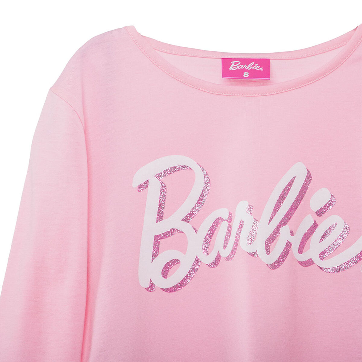 Polera Manga Larga Niña Barbie