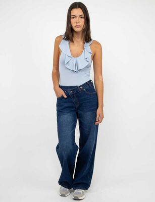 Imagen 2 del producto Jeans Wide Leg Mujer Icono Indigo