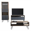 Combo Mesa de Centro + Rack + Bar  TuHome Vassel
