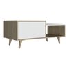Mesa de Centro TuHome Bora Rovere/Blanco Marquez