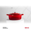 Olla Hierro Fundido Thomas 31 cm Rojo