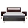 Box Spring CIC 2 Plazas Ortopedic Advance + Respaldo + 2 Veladores New Munich
