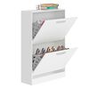 Zapatera Vekkahome Nick 2 Puertas Blanco
