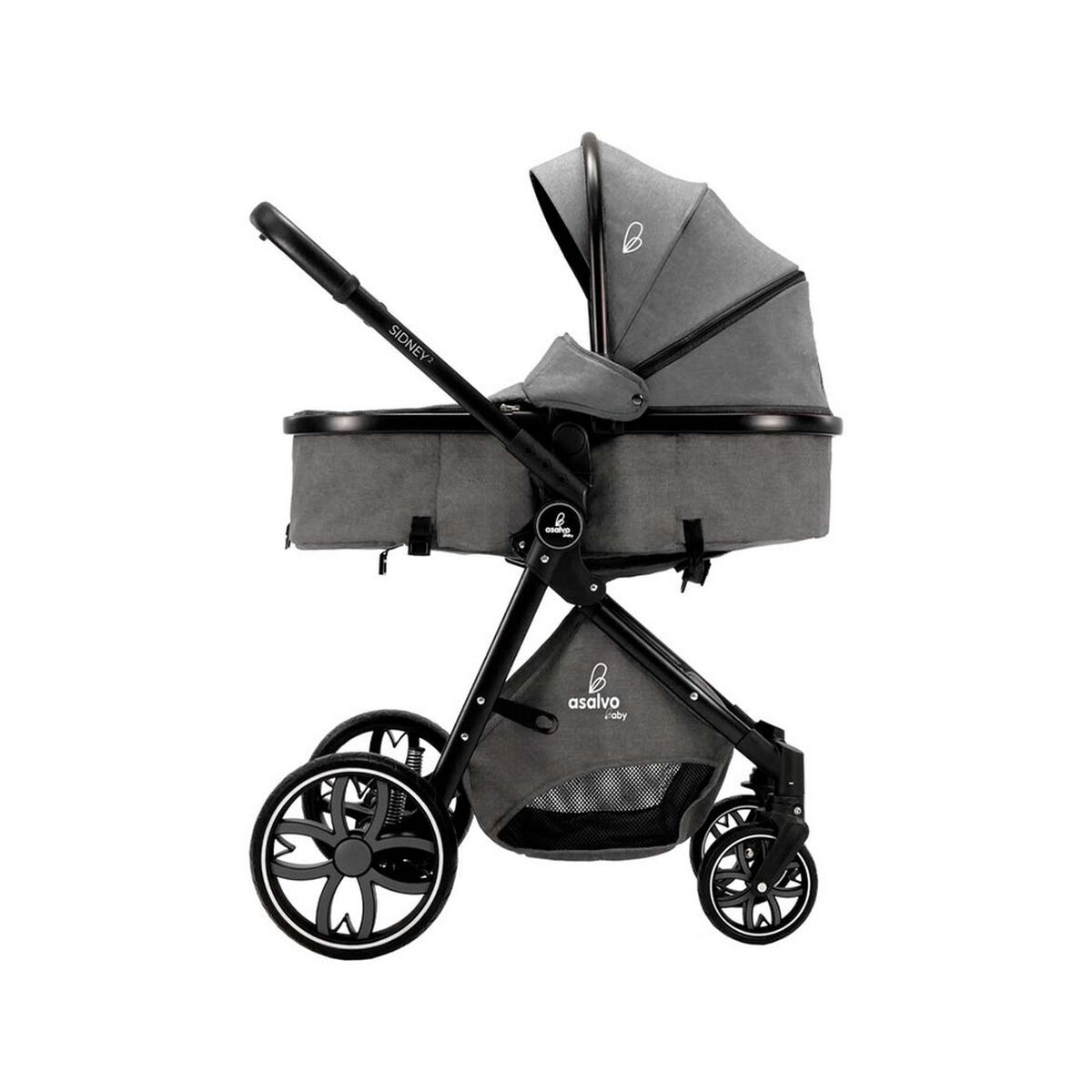 Coche Convertible Sidney Ii Grey Asalvo