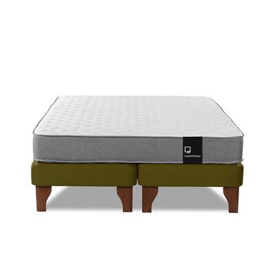 Imagen 2 del producto Cama Europea Latam Home Base Dividida 2 Plazas Zen Best Verde