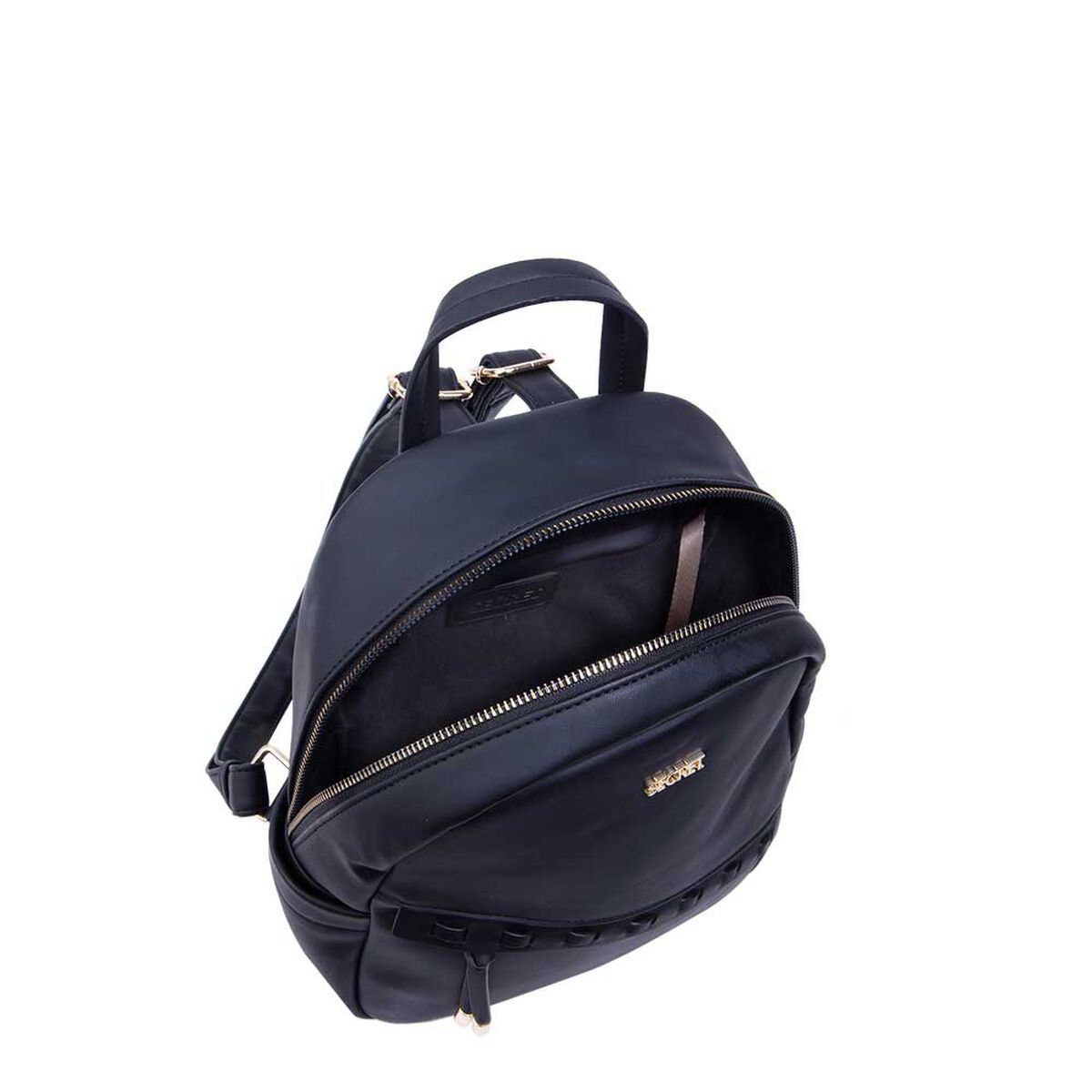 Mochila De Mujer Budapest Negra Mediana Secret