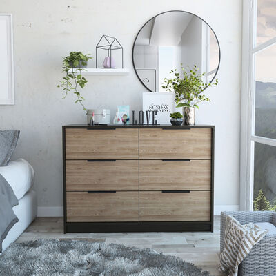 Imagen 1 del producto Cómoda TuHome Kaia 4 Cajones Wengue/Miel