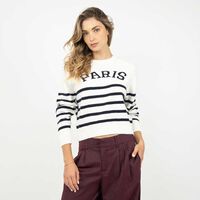 Sweater Mujer Zibel Blanco