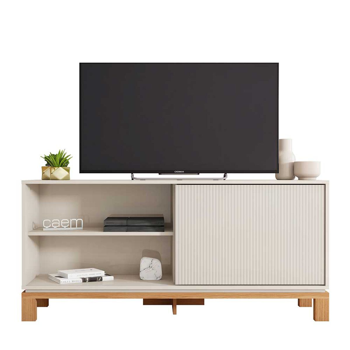 Rack Decocasa Mondrian Hasta 45" Gris