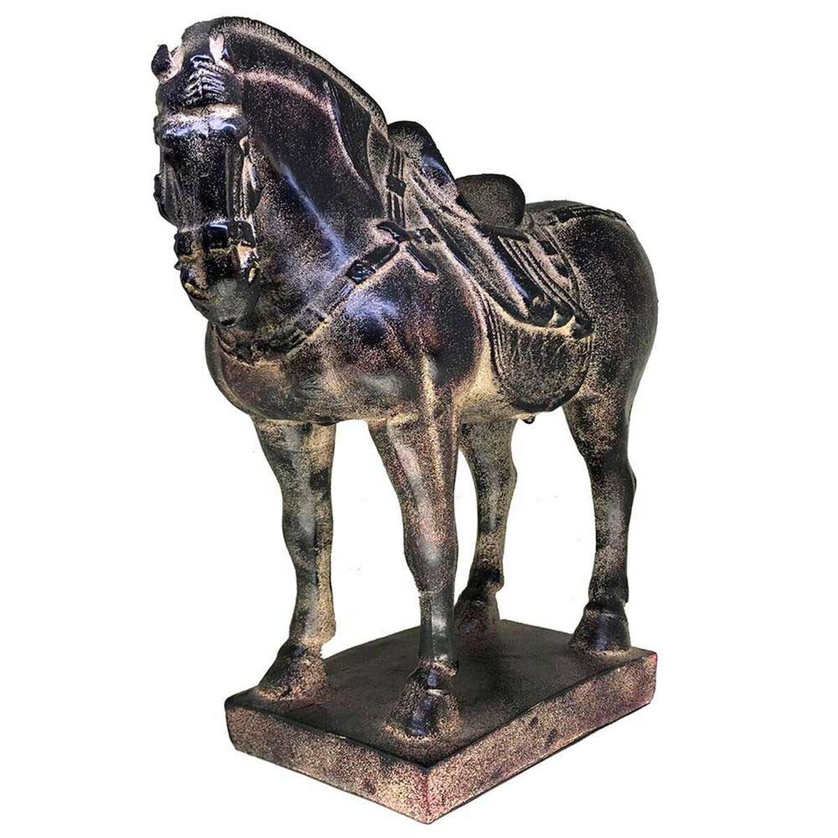 Adorno Resina Caballo Vgo Caf&eacute;