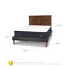 Cama Europea CIC King Súper Premium + Respaldo Antique