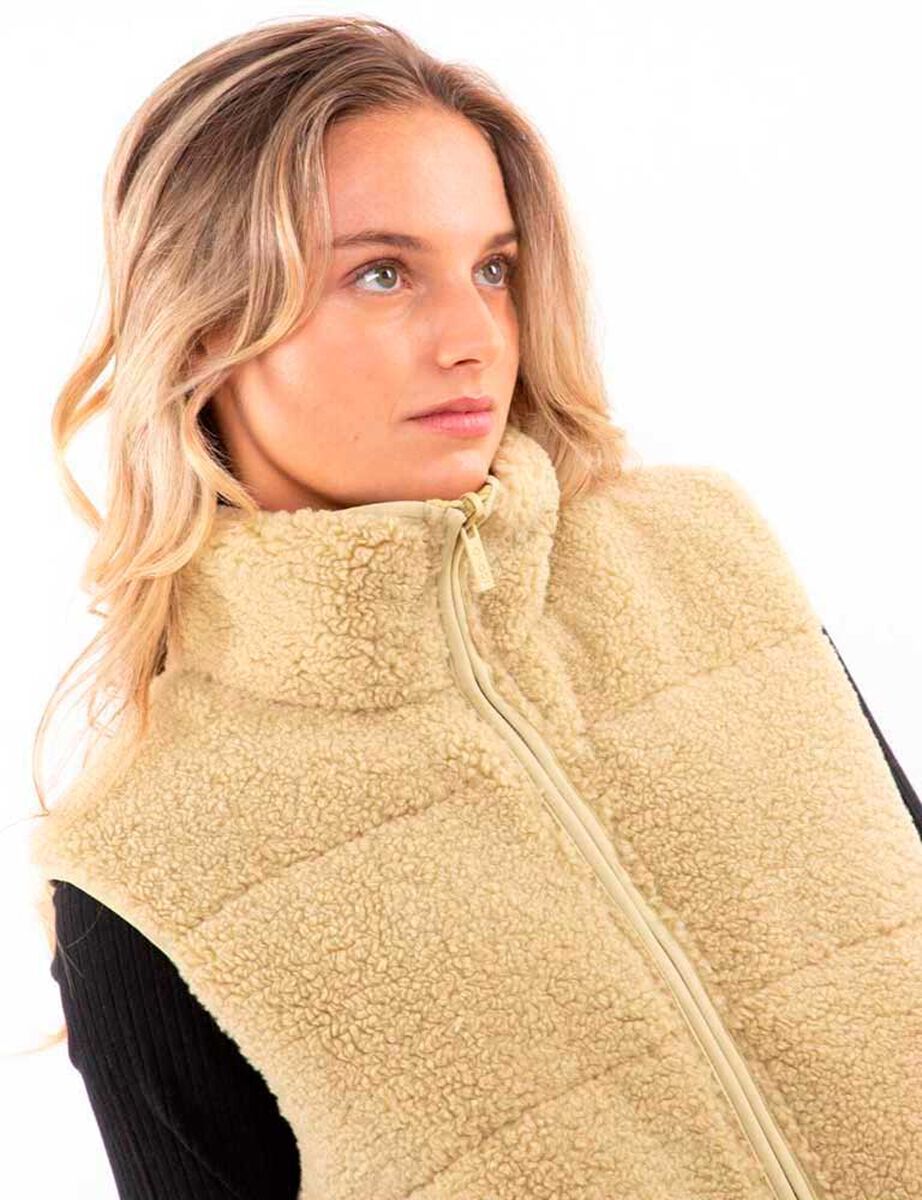 Parka Crop Reversible Chiporro Sin Mangas Mujer Icono