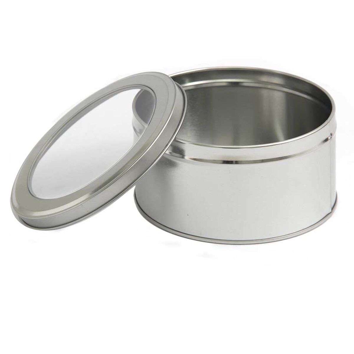 Lata Decorativa Metal Vgo 7 x 13 cm Plateado