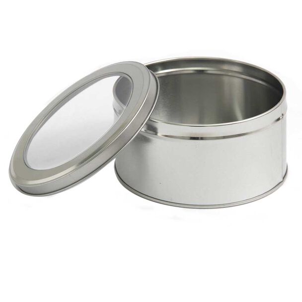 Lata Decorativa Metal Vgo 7 x 13 cm Plateado