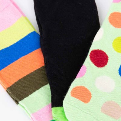 Imagen 2 del producto Pack 3 Calcetines Mujer Icono Verde