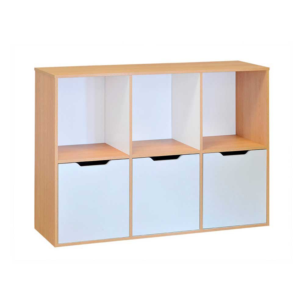 Mueble Organizador Mobikit 6 Espacios Carvalo