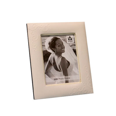 Imagen 1 del producto Portaretrato VGO Cuero Boda con Perlas 20x25 cm