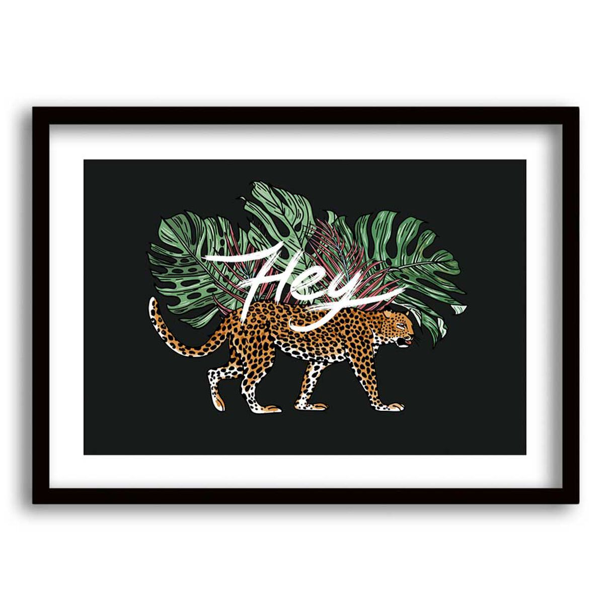 Cuadro Decorativo Retela Hey Tiger 40 x 30 cm