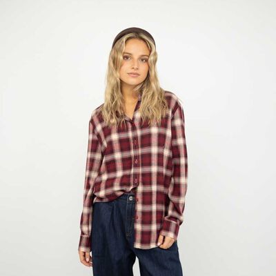 Blusa T&aacute;rtan Manga Larga Mujer Icono