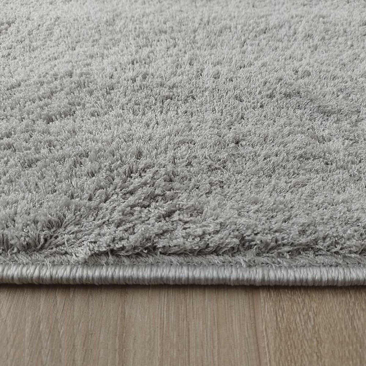 Alfombra Idetex Shaggy Dubai 150 x 200 cm Gris