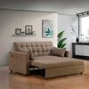 Sofá Cama Celta Luxe 3 Cuerpos Beige