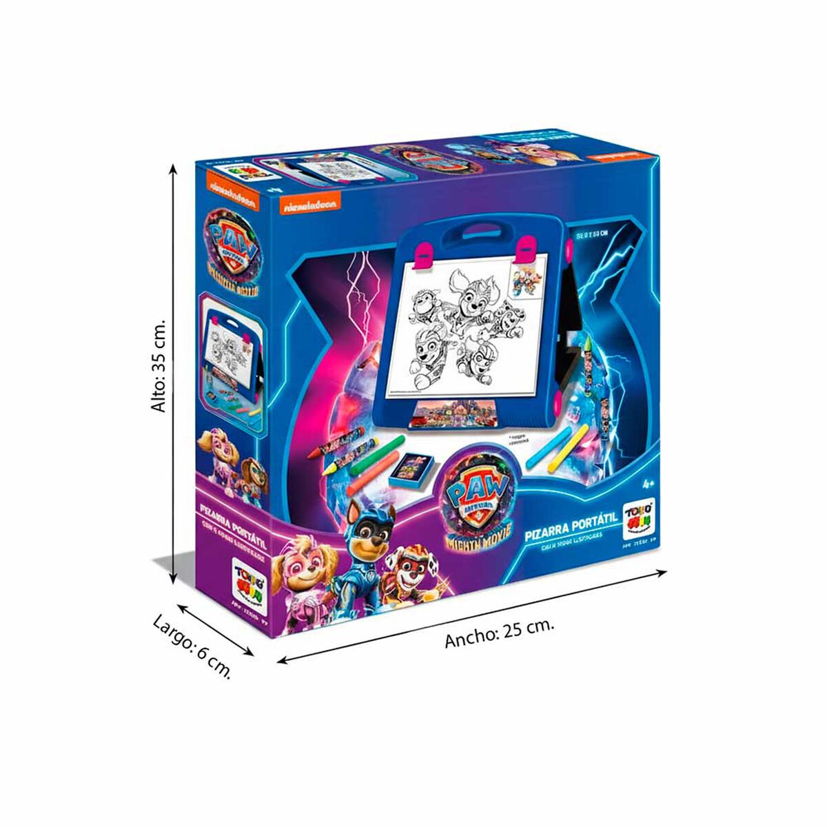 Juego Educativo Pizarra Portatil - Paw Patrol