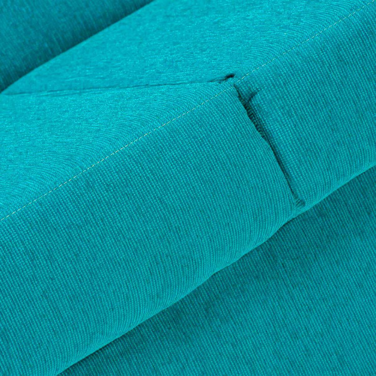 Juego de Living Cabsur Milan Sof&aacute; 3 Cuerpos + Sof&aacute; 2 Cuerpos Chenille Turquesa