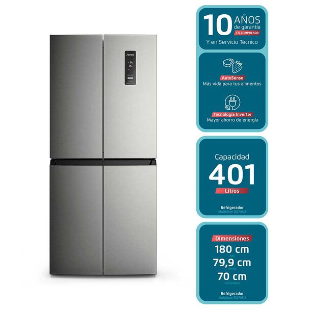 Refrigerador Multidoor Fensa DQ79SU 401 lts.