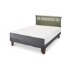 Cama Europea CIC 2 Plazas Smart + Respaldo Dublin Olivo
