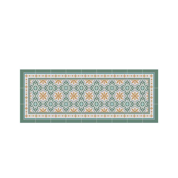 Set 2 Alfombra Davanti Córdova green 45 x120 Córdova green