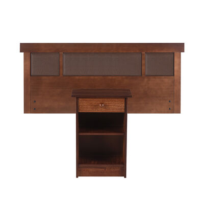 Imagen 2 del producto Respaldo Single + Velador CIC New Dublín Caramelo