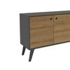 Rack TV Onessta Ibiza Hasta 55" Grafito Miel