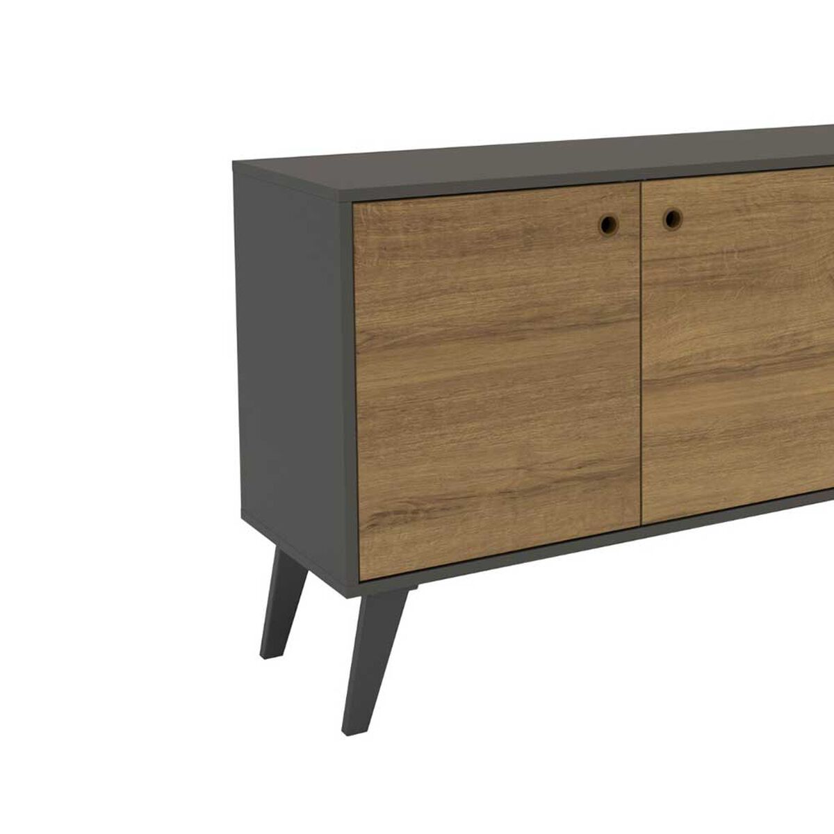 Rack TV Onessta Ibiza Hasta 55" Grafito Miel