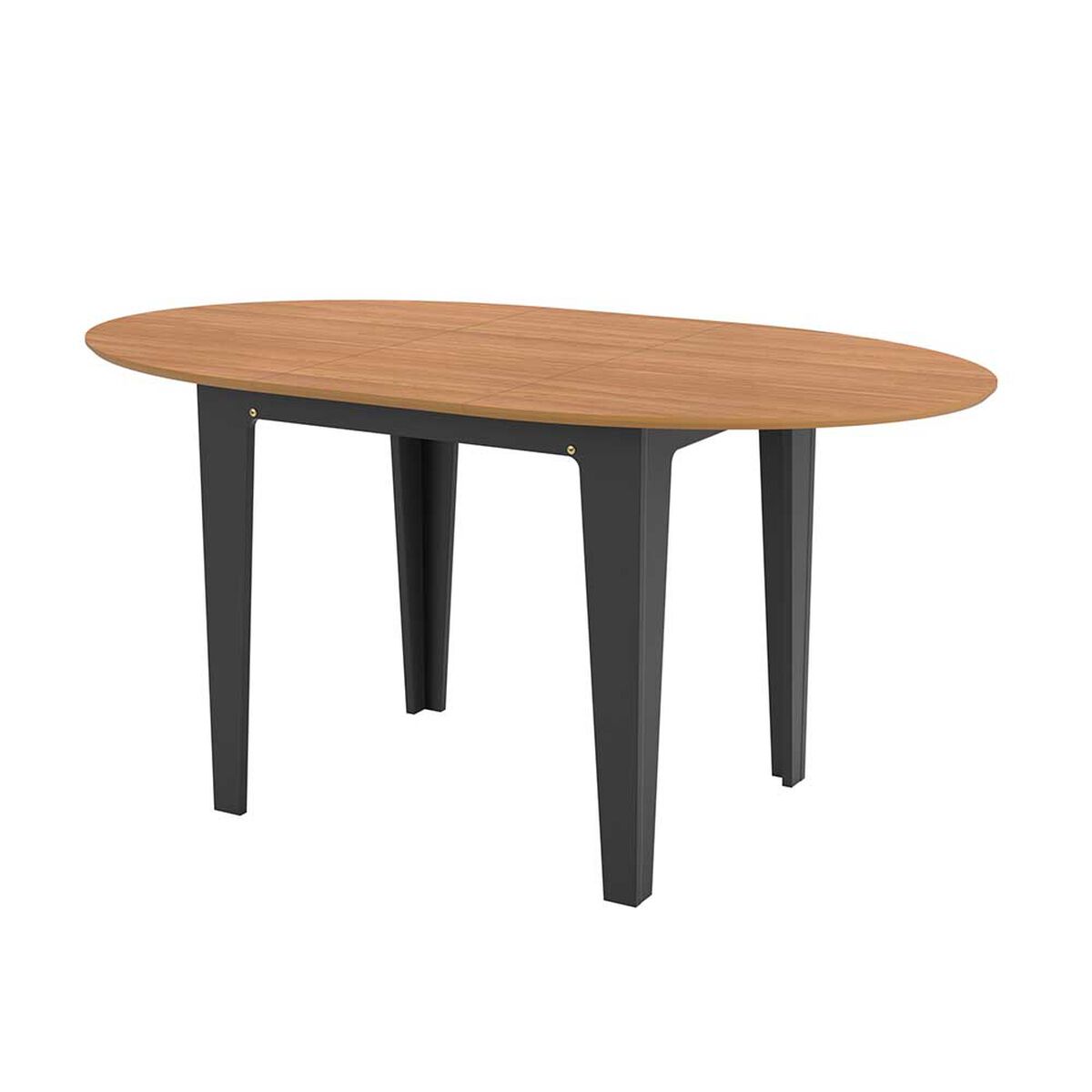 Comedor Decocasa Tm70 4 Sillas Off White Castaño