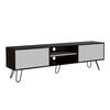 Rack TV TuHome Vassel Habano / Blanco Hasta 80"