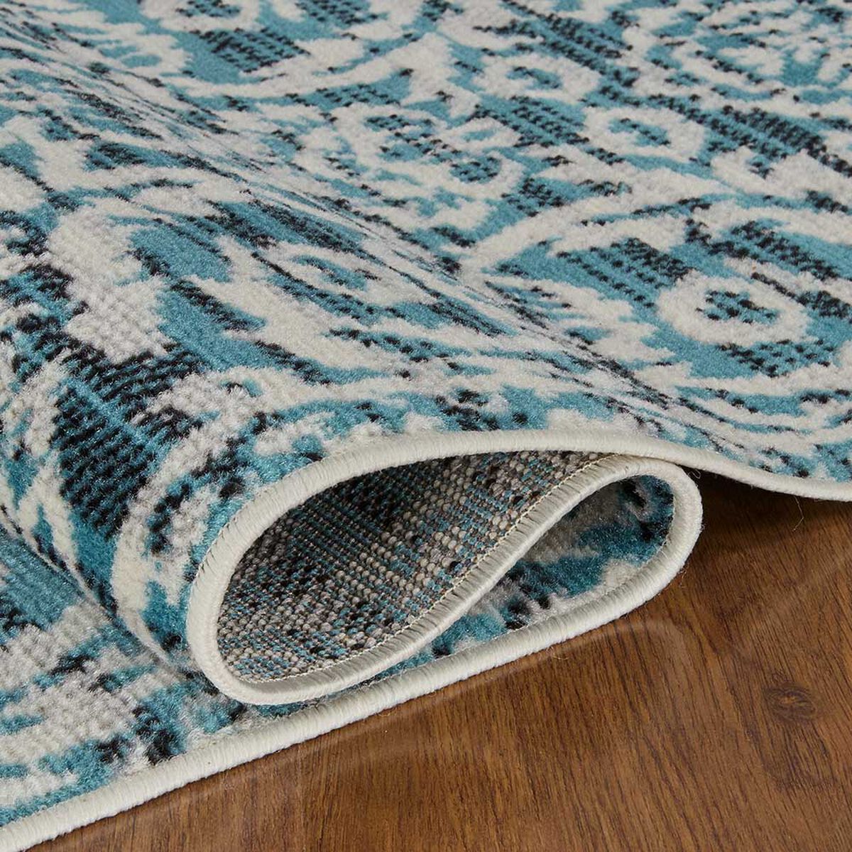 Alfombra de Pasillo Modalfo Kashan King Azul 66 x 430 cm