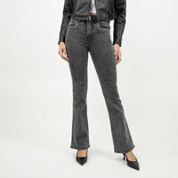 Jeans Flare Mujer Most Wanted Gris