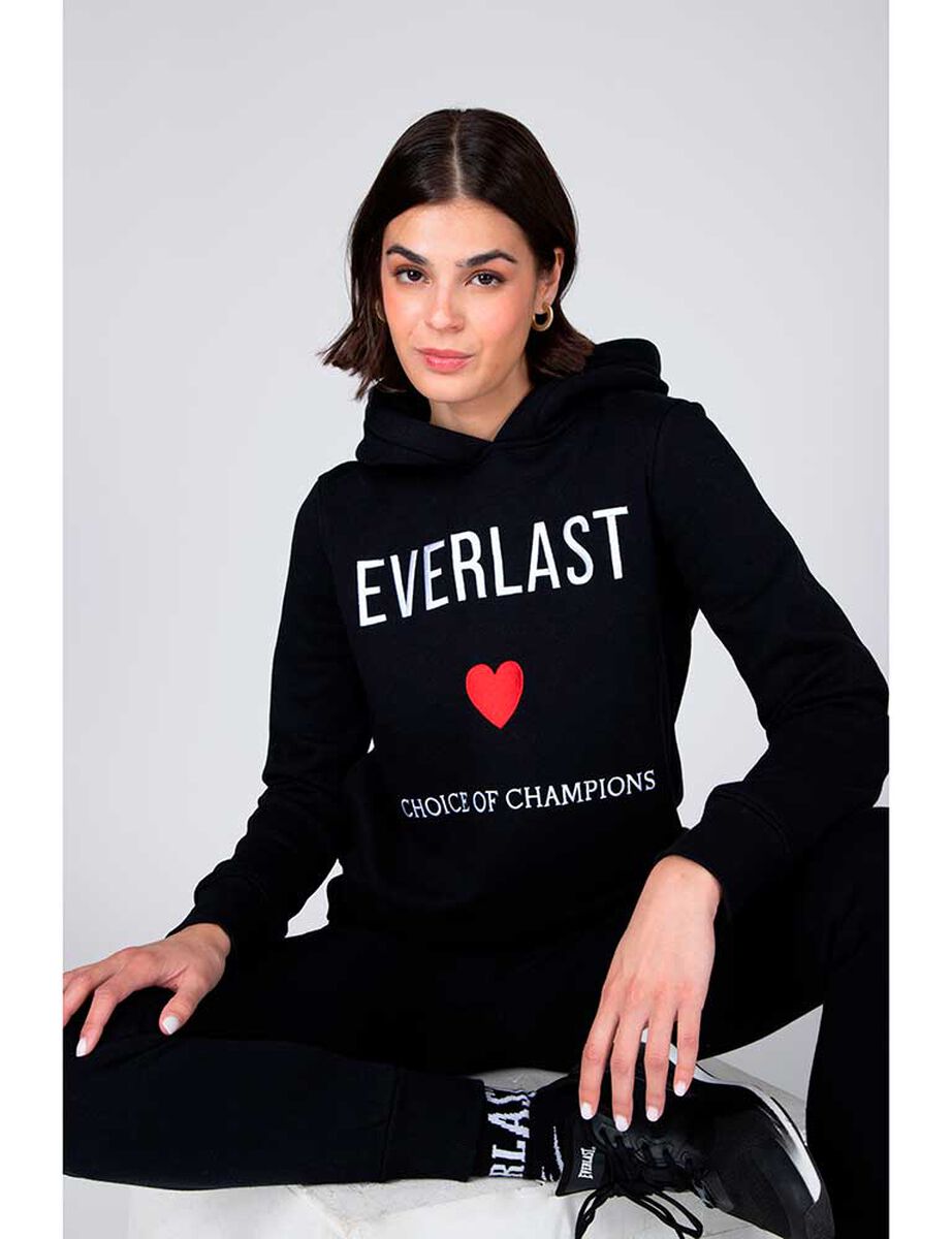 Poleron Hood Deportivo Mujer Everlast